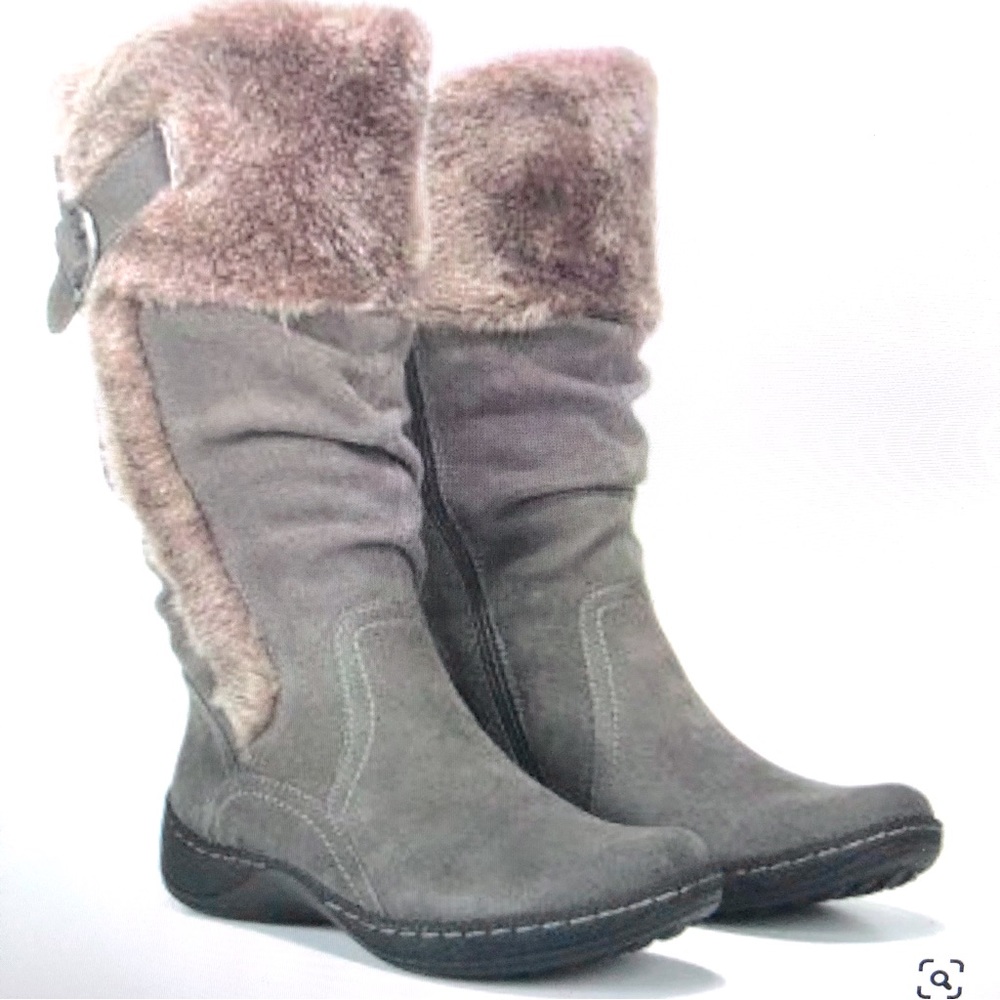 Naturalizer Eden Grey Suede Boots 7.5 New